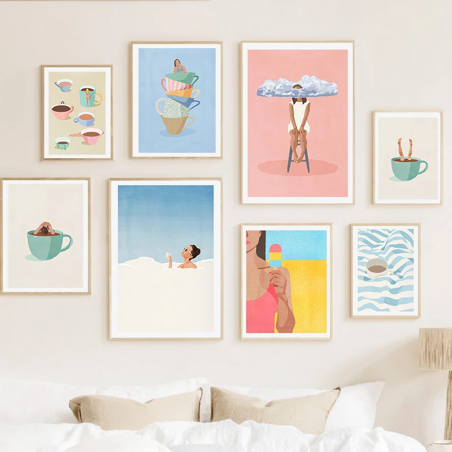 Funny Abstract Girl Coffee Teacup Meditation Wall Art Canvas Painting Nordic Posters And Prints Wall Pictures Living Room Decor
Funny Abstract Girl Coffee Teacup Meditation Wall Art Canvas Painting Nordic Posters And Prints Wall Pictures Living Room Decor