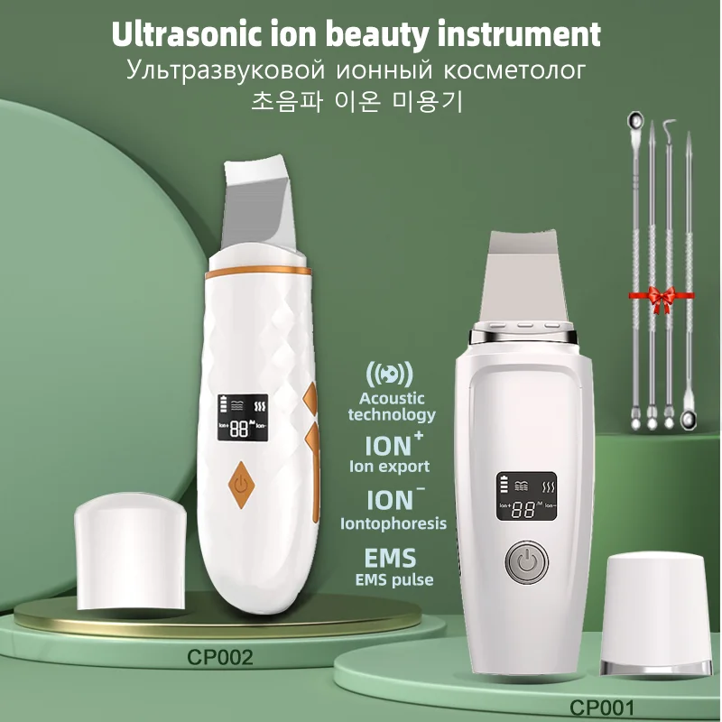 Ultrasonic Cleaner Face Scrubber Ems Ionic Massager For Face Peeling Lifting Microcurrents for Skin Care Spatula
Ultrasonic Cleaner Face Scrubber Ems Ionic Massager For Face Peeling Lifting Microcurrents for Skin Care Spatula