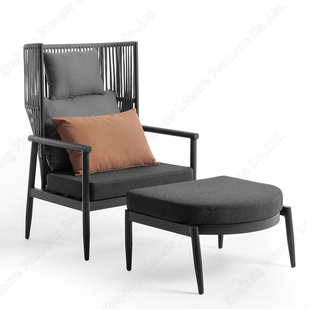 Factory Direct Outdoor Furnitures Charcoal High Back Lounge Chair With Ottoman For Hotel Outdoor Living
Factory Direct Outdoor Furnitures Charcoal High Back Lounge Chair With Ottoman For Hotel Outdoor Living