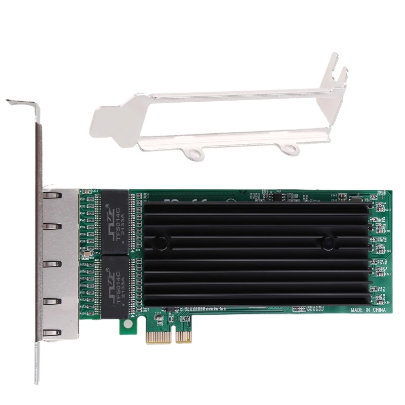 4 Ports PCI-E RJ45 Server PCIe x1 82575 Chip 10/100 /1000Mbps Lan Server Quad-Port Gigabit Ethernet Network Card
4 Ports PCI-E RJ45 Server PCIe x1 82575 Chip 10/100 /1000Mbps Lan Server Quad-Port Gigabit Ethernet Network Card