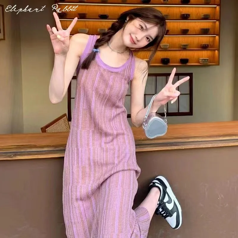 Summer Dresses Woman 2022 New Beach Stripe Dress Women Sleeveless Spaghetti Strap Elegant Party Dress Vestidos
Summer Dresses Woman 2022 New Beach Stripe Dress Women Sleeveless Spaghetti Strap Elegant Party Dress Vestidos