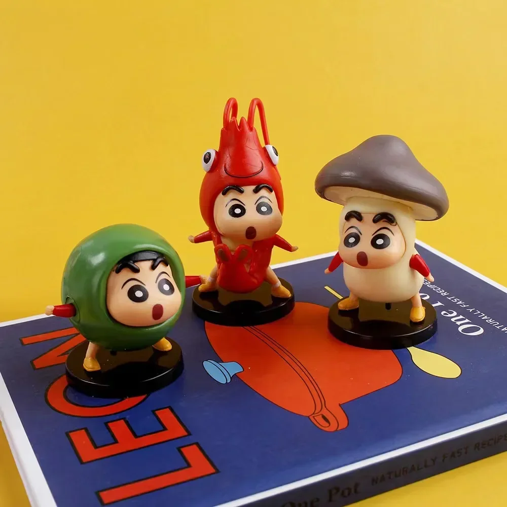 Новинка Аниме Crayon Shin-chan пищевые ингредиенты Kawaii Q версия фигурка ПВХ модель игрушки кукла собирать автомобиль украшения для подарка
Новинка Аниме Crayon Shin-chan пищевые ингредиенты Kawaii Q версия фигурка ПВХ модель игрушки кукла собирать автомобиль украшения для подарка