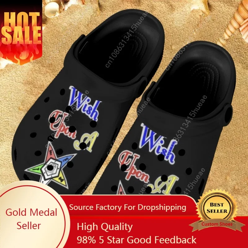 Order of The Eastern Star Summer Slippers for Women Breathable Sandals Flat Shoes Heel Strap Beach Wading Slides Zapatos Mujer
Order of The Eastern Star Summer Slippers for Women Breathable Sandals Flat Shoes Heel Strap Beach Wading Slides Zapatos Mujer