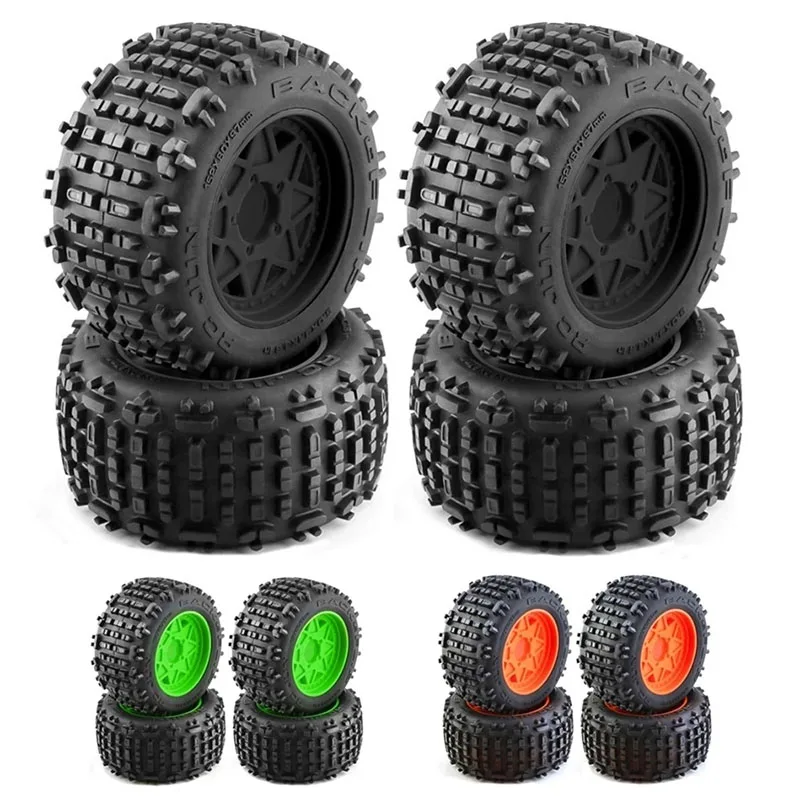 

4Pcs 152mm 3.8" 1/8 1/10 Monster Stunt Truck Tire 12mm 14mm 17mm Wheel Hex for TRAXXAS Sledge E-Revo ARRMA KRATON Outcast Tamiya