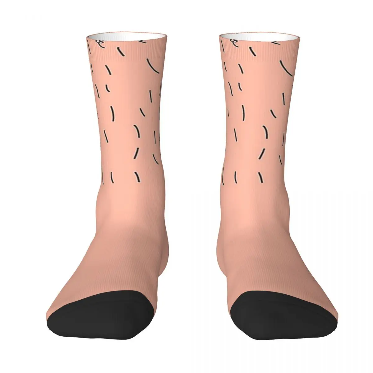 

All Seasons Crew Stockings Hairy Leg Socks Harajuku Funny Hip Hop Long Socks Accessories for Men Women Birthday Present