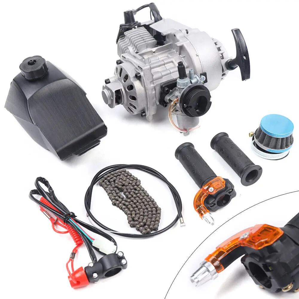 49CC 2-Stroke Engines & Components Single Cylinder Air Cooled Racing Engine Set For Mini Dirt Bike Motor Pocket ATV Pocket Bike
49CC 2-Stroke Engines & Components Single Cylinder Air Cooled Racing Engine Set For Mini Dirt Bike Motor Pocket ATV Pocket Bike