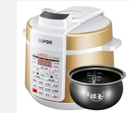 CHINA SUPOR electric pressure cooker 5L ball kettle liner intelligent precision CYSB50YCW21QJ-100 220V
CHINA SUPOR electric pressure cooker 5L ball kettle liner intelligent precision CYSB50YCW21QJ-100 220V