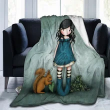 Coque Art Cartoon Santoro Gorjuss Throw Blanket Fuzzy Warm Throws for Winter Bedding 3D Printing Soft Micro Fleece Blanket GUN-2
Coque Art Cartoon Santoro Gorjuss Throw Blanket Fuzzy Warm Throws for Winter Bedding 3D Printing Soft Micro Fleece Blanket GUN-2