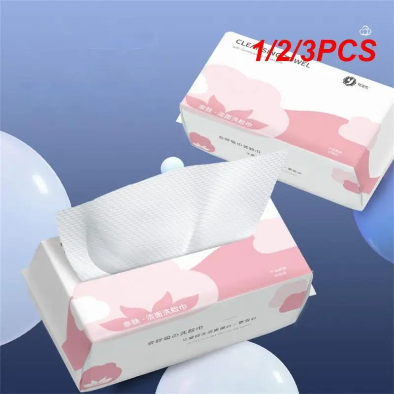 

1/2/3PCS Face Wash Cotton Pearl Pattern Thickened Disposable Cosmetic Cleanser Facial Washing Scarf Wash Towel Soft Towel