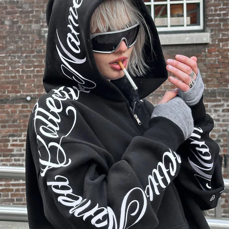 2023 New Y2K Woman Clothing Hoodie Hip Hop Camouflage Print Oversized Zipper Hooded Sweatshirt Harajuku Street Punk Rock Tops
2023 New Y2K Woman Clothing Hoodie Hip Hop Camouflage Print Oversized Zipper Hooded Sweatshirt Harajuku Street Punk Rock Tops