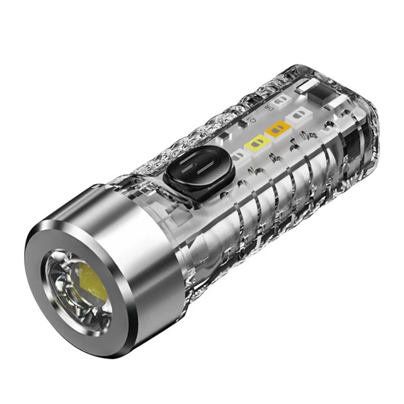 Keychain Light Outdoor Household Mini Luminous Multi-Function Red And Blue Flashing Rechargeable Flashlight
Keychain Light Outdoor Household Mini Luminous Multi-Function Red And Blue Flashing Rechargeable Flashlight
