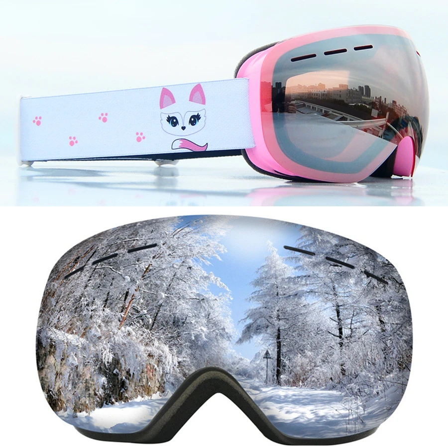 

Ski Goggles Men Women Winter Anti-Fog Snow Ski Glasses With Free Mask Double Layers UV400 Snowboard Goggles Oculos Snowboard
