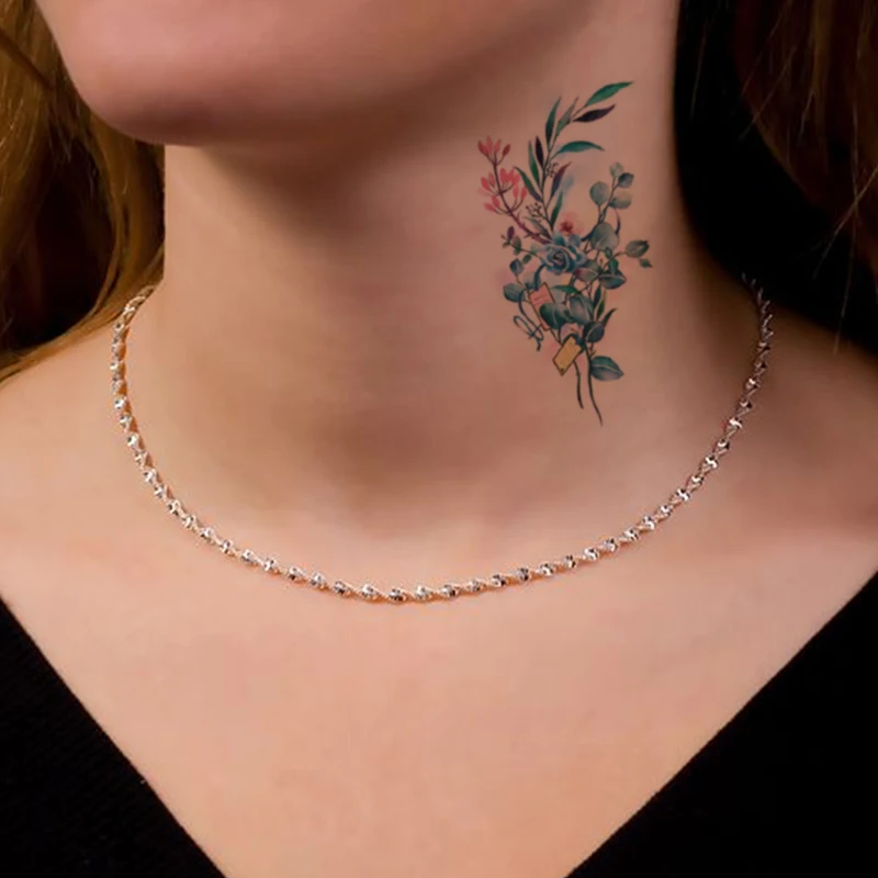 Temporar Tattoo Sticker Colorful Beautiful Rose Flower Leaves Waterproof Art Water Transfer Fake Tatoo Flash Tatto for Men Women
Temporar Tattoo Sticker Colorful Beautiful Rose Flower Leaves Waterproof Art Water Transfer Fake Tatoo Flash Tatto for Men Women