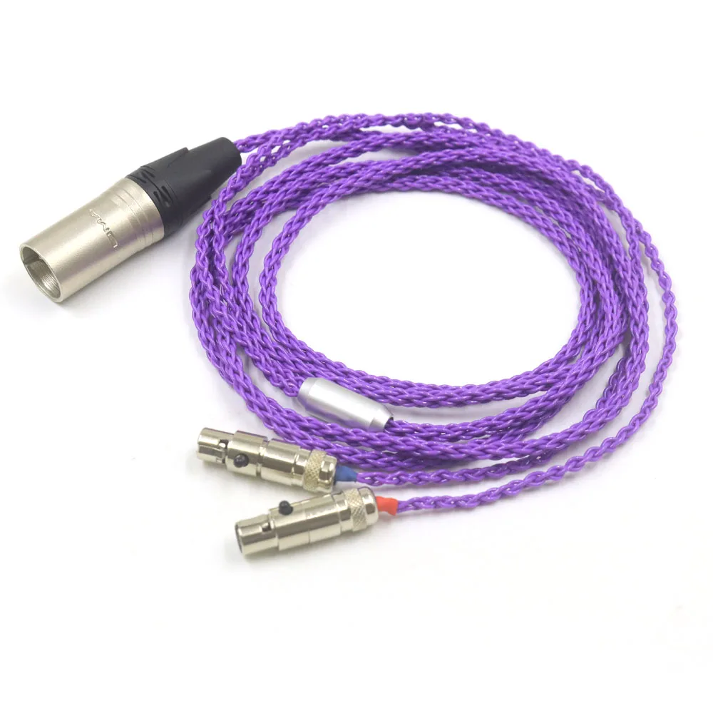 8 Core HIFI 4pin 2.5 3.5 4.4mm XLR Earphone Headphone Upgrade Cable for Audeze LCD-3 LCD3 LCD-2 LCD2 LCD-4
8 Core HIFI 4pin 2.5 3.5 4.4mm XLR Earphone Headphone Upgrade Cable for Audeze LCD-3 LCD3 LCD-2 LCD2 LCD-4