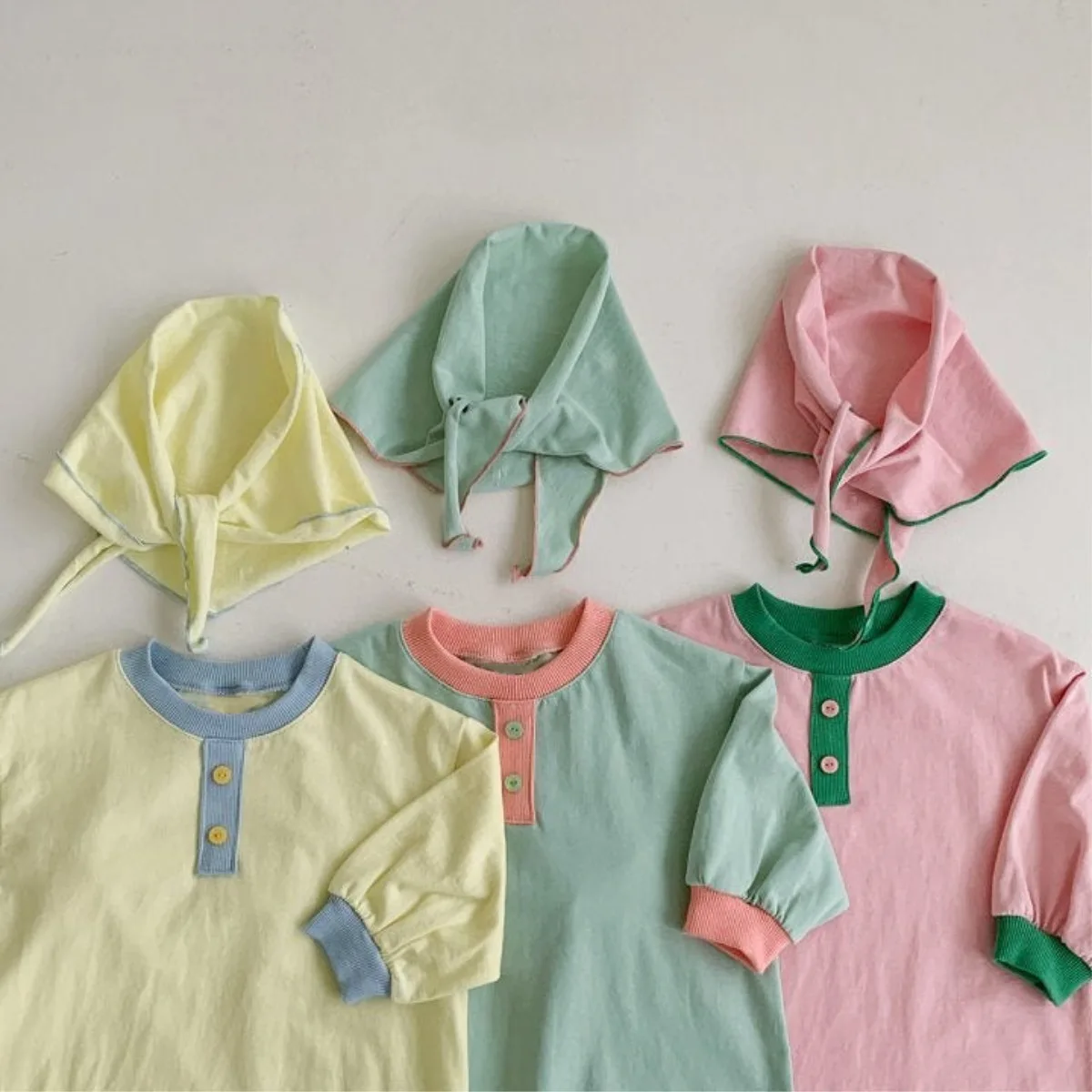 2025 Autumn New Baby Long Sleeve Romper + Shawl Cotton Infant Boy Girl Solid Casual Jumpsuit Newborn Toddler Clothes 0-24M 5 Sb1e85559bbbc41fdaefcf2d3f9a57c588
