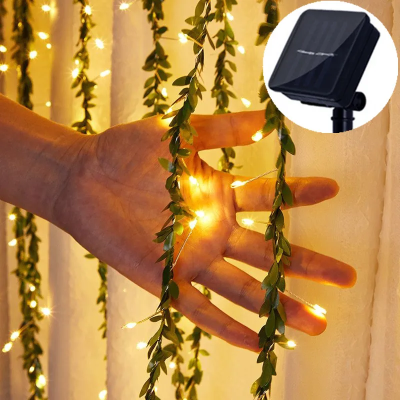 10M/5M/2M Solar Power Light Christmas Lights Outdoor Solar Artificial Leaf Flower LED String Lights Garland Wedding Garden Decor
10M/5M/2M Solar Power Light Christmas Lights Outdoor Solar Artificial Leaf Flower LED String Lights Garland Wedding Garden Decor