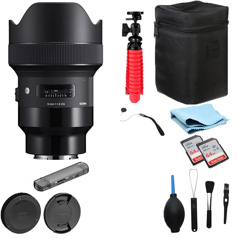Sigma 14mm F/1.8 Art DG HSM Lens Full Frame 14mm F1.8 Wide Angle Prime Lens for Canon Nikon Sony E Mount
Sigma 14mm F/1.8 Art DG HSM Lens Full Frame 14mm F1.8 Wide Angle Prime Lens for Canon Nikon Sony E Mount
