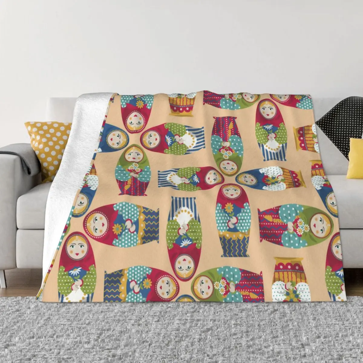 Matryoshka Cute Plaid Blanket Warm Cozy Hypoallergenic Throw Blankets for Durable Long-Lasting Home Decor
Matryoshka Cute Plaid Blanket Warm Cozy Hypoallergenic Throw Blankets for Durable Long-Lasting Home Decor