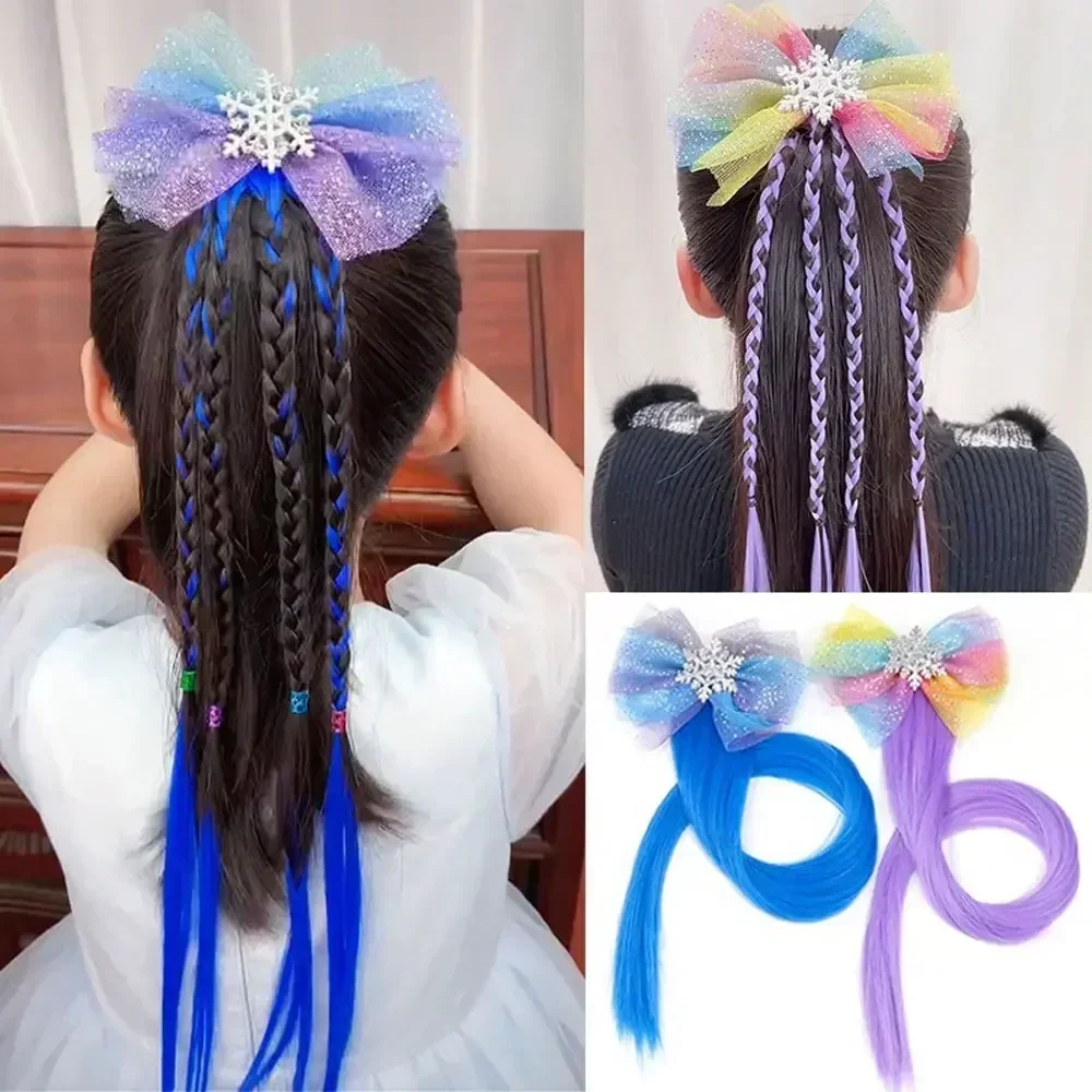 Children Korean Style Fashion Kids Wig Braids Girls Bow Braid Hair Rope Gradient Barrettes Headwear Girls Kids Hair Accessories
Children Korean Style Fashion Kids Wig Braids Girls Bow Braid Hair Rope Gradient Barrettes Headwear Girls Kids Hair Accessories