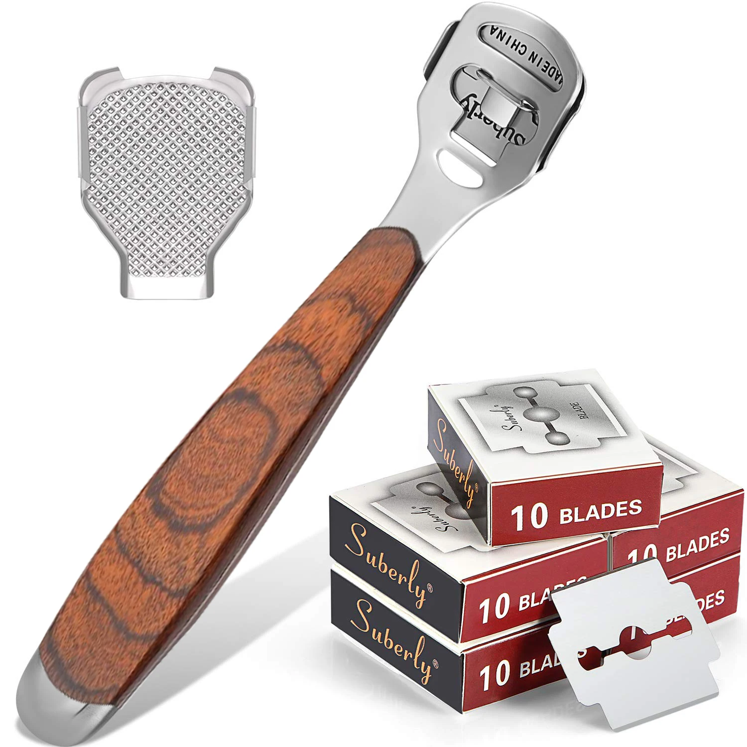 New Foot Care Tool Stainless Steel 1pc Dead Skin Callus Remover Planer Cutter Shaver Foot + 50pcs Blades
New Foot Care Tool Stainless Steel 1pc Dead Skin Callus Remover Planer Cutter Shaver Foot + 50pcs Blades