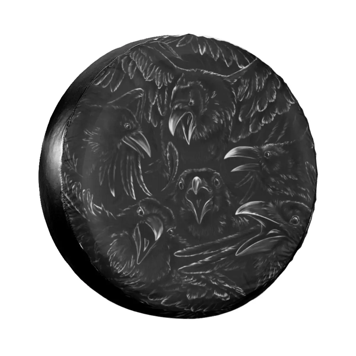 Custom Raven Rage Spare Tire Cover for Honda Halloween Witch Gothic Scary Crow Car Wheel Protectors 14" 15" 16&qu
Custom Raven Rage Spare Tire Cover for Honda Halloween Witch Gothic Scary Crow Car Wheel Protectors 14" 15" 16&qu