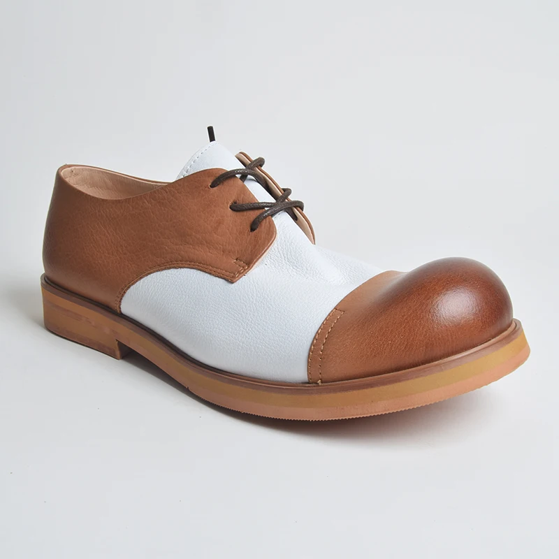 Men's Big Scalp Shoes Round Head Thick Bottom Soft Real Leather Men Retro Men Shoes Hairdresser Designer
Men's Big Scalp Shoes Round Head Thick Bottom Soft Real Leather Men Retro Men Shoes Hairdresser Designer