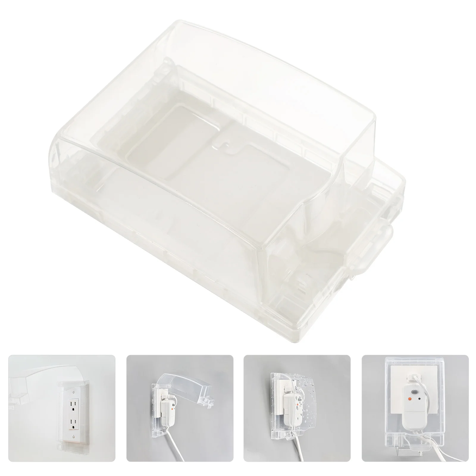 

Wall Switch Socket Cover Weatherproof Outlet Cover Box Single Gang Switch Cover Electric Outlet Covers Switch Plate Panel Box