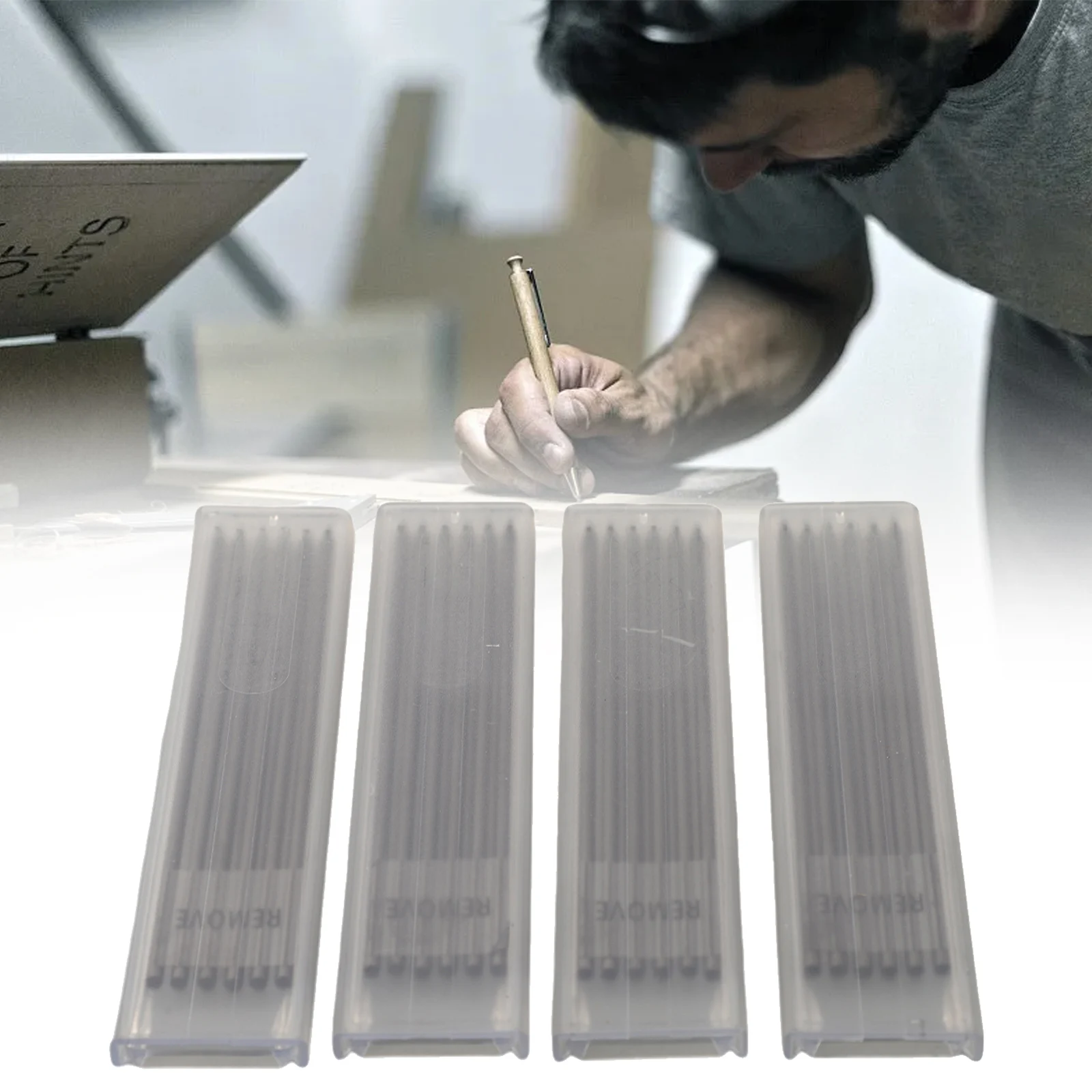 Features Deep Hole Mark Pencil Product Name Black Deep Hole Mark Pencil Tracer Pencil Refills Woodworking Marking
Features Deep Hole Mark Pencil Product Name Black Deep Hole Mark Pencil Tracer Pencil Refills Woodworking Marking
