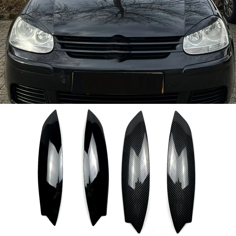 For VW GOLF 5 MK5 GTI R 05-07 Headlight Eyebrow Trim Head Lamp Light Eyelids Eyelash Cover Accessories Gloss Black Carbon Fiber
For VW GOLF 5 MK5 GTI R 05-07 Headlight Eyebrow Trim Head Lamp Light Eyelids Eyelash Cover Accessories Gloss Black Carbon Fiber