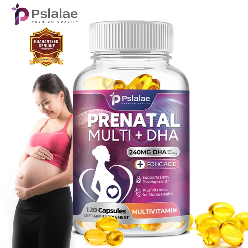 Complete Prenatal Vitamin - Contains Folic Acid, Omega 3, Vitamins D3, B6, B12 and Iron To Support Baby Development
Complete Prenatal Vitamin - Contains Folic Acid, Omega 3, Vitamins D3, B6, B12 and Iron To Support Baby Development