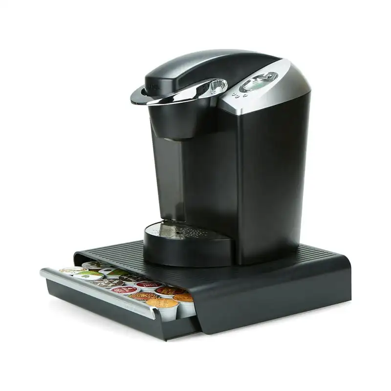 

Capacity Single Serve Coffee Pod Drawer Station, 13.19 x 12.91 x 2.83 inches, Black