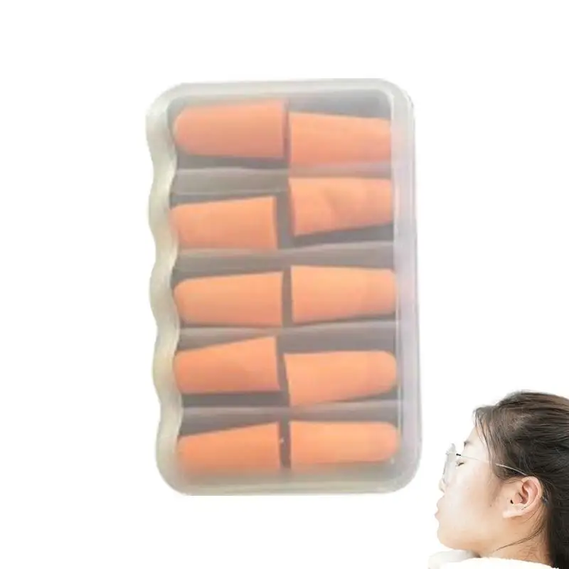 

Earplugs Noise Cancelling 5 Pairs Calm Ear Plugs for Noise Reduction Reusable Sponge Ear Plugs Multifunctional Noise Reducing