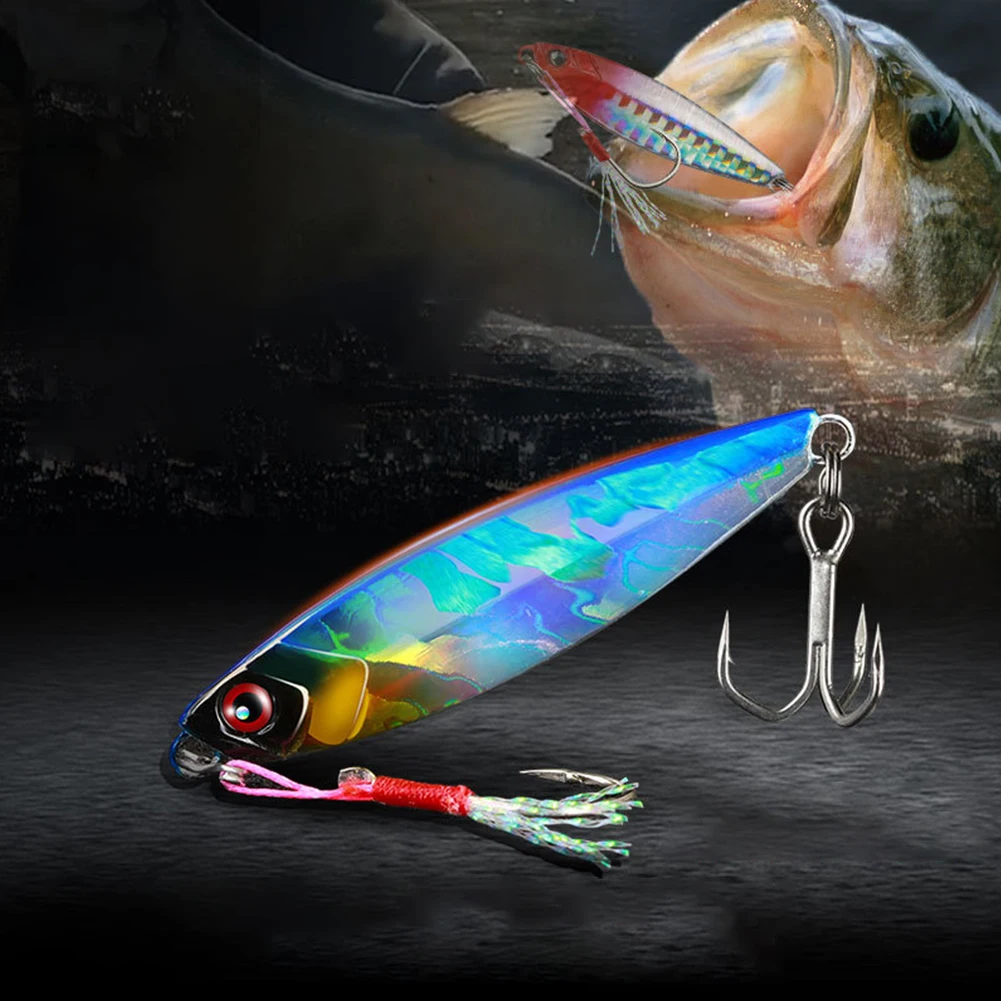 Lure Lead Fishing Lures For Light Jigging Hard Bait Laser Body Length 6.5CM Metal Jig Paillette Durable And Practical
Lure Lead Fishing Lures For Light Jigging Hard Bait Laser Body Length 6.5CM Metal Jig Paillette Durable And Practical
