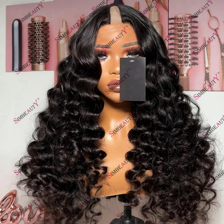 Deep Wave Jet Black Human Hair U Part Wig for Black Women 200Density Remy Indian Hair Wand Curls V Part Wig Easy Install
Deep Wave Jet Black Human Hair U Part Wig for Black Women 200Density Remy Indian Hair Wand Curls V Part Wig Easy Install