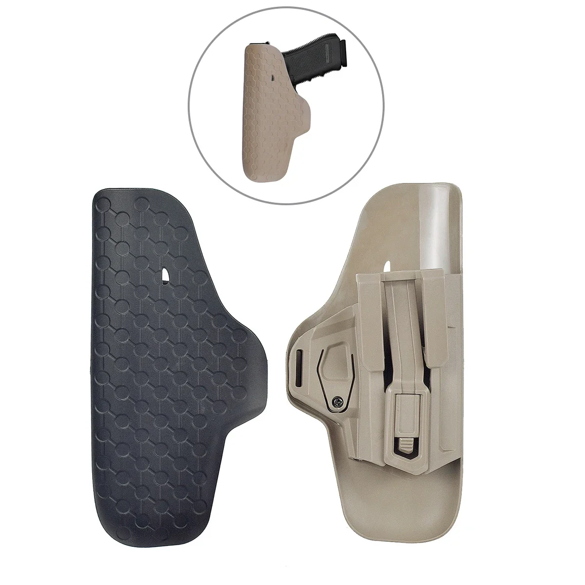 Hunting Concealment G-9 Gun Inner Belt Covert Holster for Glock 17 19 22 23 CZ P-10C Tactical Gun Pistol Accessories
Hunting Concealment G-9 Gun Inner Belt Covert Holster for Glock 17 19 22 23 CZ P-10C Tactical Gun Pistol Accessories
