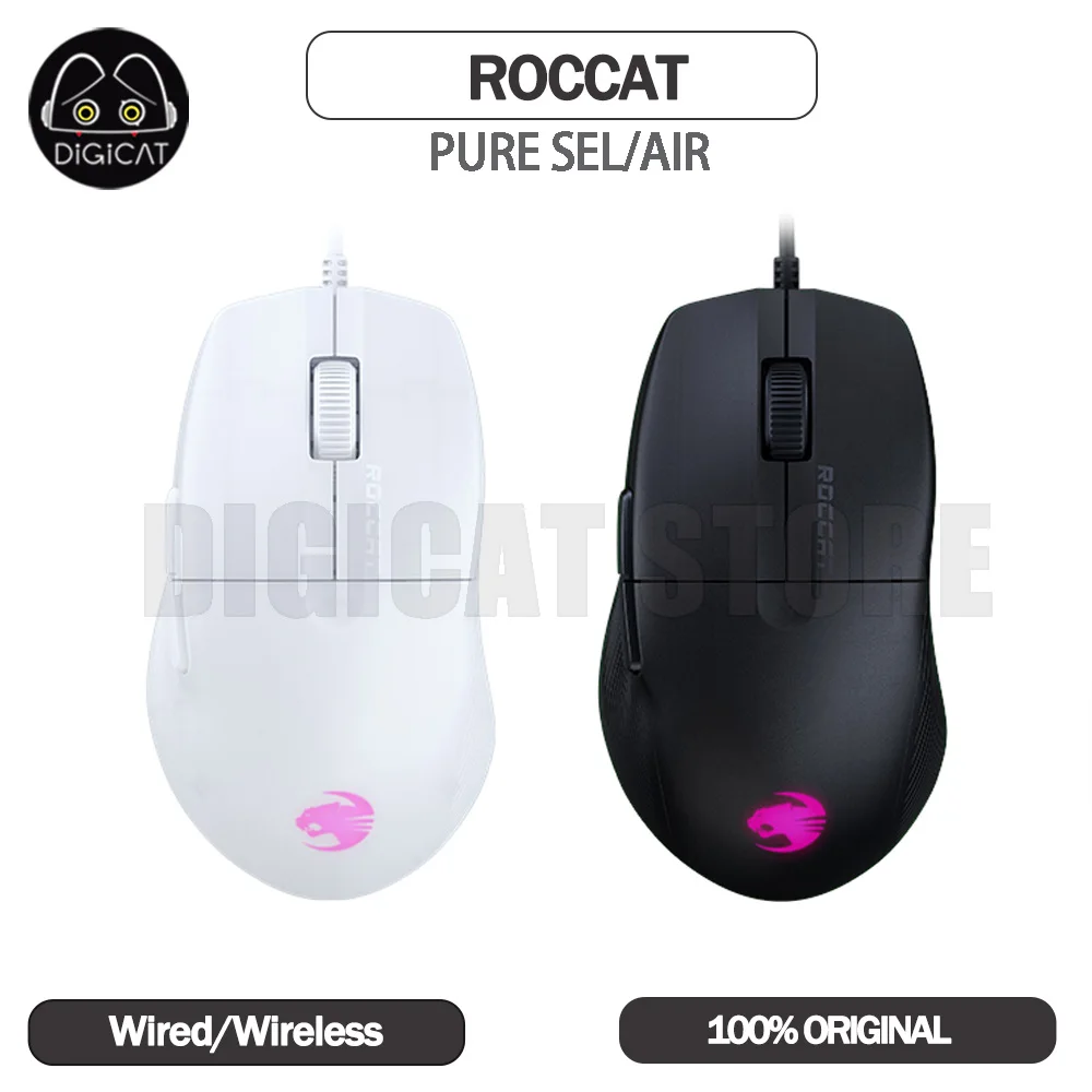 ROCCAT PURE SEL/AIR Gamer Wireless Mouse 26000dpi Lightweight Wired Mouse AIMO Lamplight Office E-sport Gaming Mice For Windows
ROCCAT PURE SEL/AIR Gamer Wireless Mouse 26000dpi Lightweight Wired Mouse AIMO Lamplight Office E-sport Gaming Mice For Windows