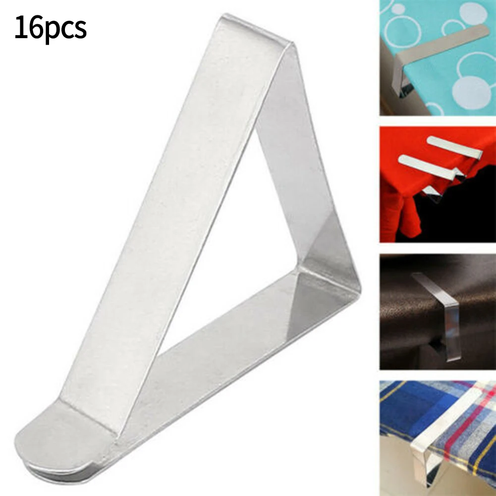 16pcs Stainless Steel Tablecloth Clip Tables Cover Clips Anti-Slip Securing Tablecloth Clamps Round Tablecloth Stable Clips
16pcs Stainless Steel Tablecloth Clip Tables Cover Clips Anti-Slip Securing Tablecloth Clamps Round Tablecloth Stable Clips