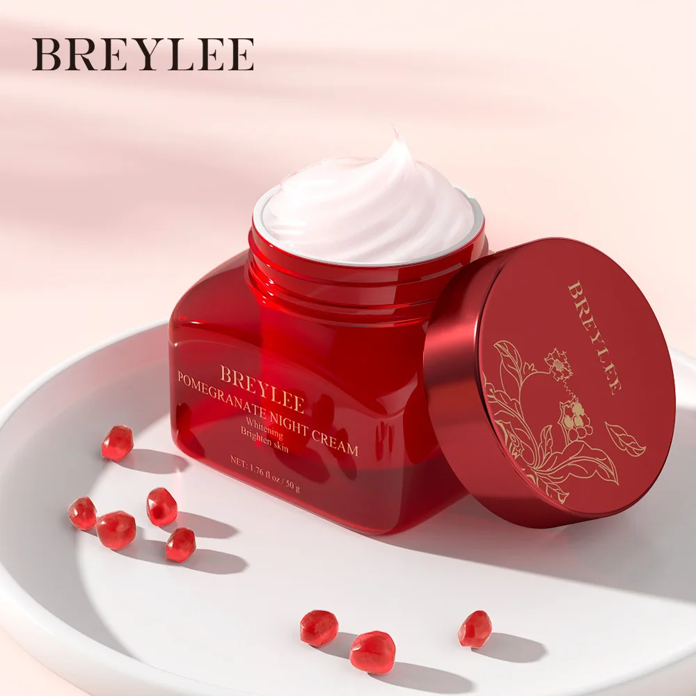BREYLEE Face Whitening Cream Moisturizing Night Cream Wrinkle Lightening Red Pomegranate Remove Pigment Spots Face Skin Care
BREYLEE Face Whitening Cream Moisturizing Night Cream Wrinkle Lightening Red Pomegranate Remove Pigment Spots Face Skin Care