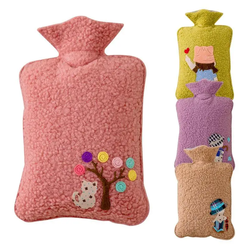 Cute Hot Water Bottle Bag Leakproof High Temperature-Resistant Water Pouch Hand Feet Warmer Winter Supplies for travel home work
Cute Hot Water Bottle Bag Leakproof High Temperature-Resistant Water Pouch Hand Feet Warmer Winter Supplies for travel home work