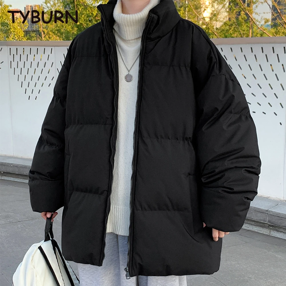 Зимняя куртка TYBURN, парки, утепленное теплое пальто, мужские куртки с воротником-стойкой, однотонная парка, пальто, женская модная уличная одежда
Зимняя куртка TYBURN, парки, утепленное теплое пальто, мужские куртки с воротником-стойкой, однотонная парка, пальто, женская модная уличная одежда