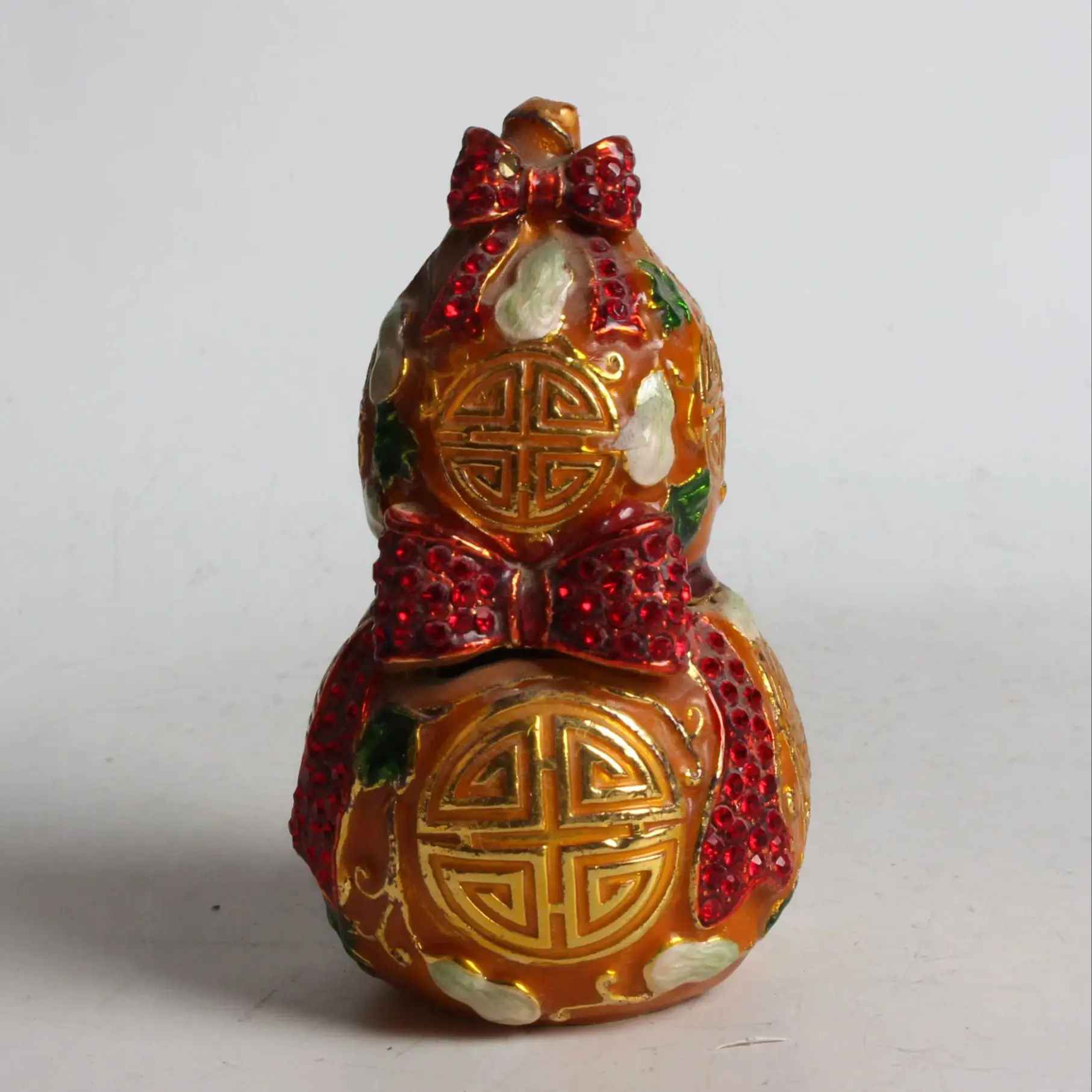 Alloy cloisonn é gourd model Home decoration Names Exhibits
Alloy cloisonn é gourd model Home decoration Names Exhibits