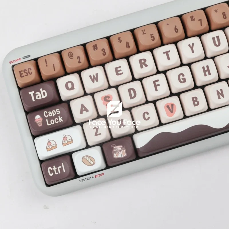 136 Keys Chocolate Coffee PBT Dye Sublimation Key Cap MOA Profile Keycap for Mx Switch DIY Gaming Mechanical Keyboard Gk61
136 Keys Chocolate Coffee PBT Dye Sublimation Key Cap MOA Profile Keycap for Mx Switch DIY Gaming Mechanical Keyboard Gk61