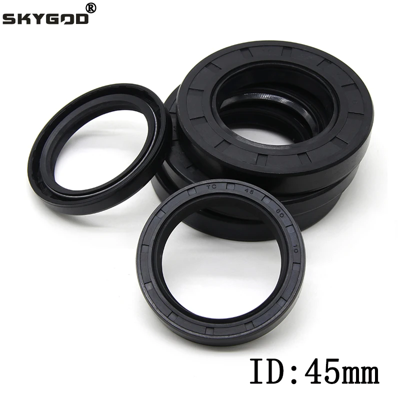 ID 45mm NBR Oil Seal TC-45-55/56/58/60/65/68/70/72/75/78/80/82/85/90/100 * 5/7/8/10/12 Nitrile Rubber Shaft Double Lip Oil Seal
ID 45mm NBR Oil Seal TC-45-55/56/58/60/65/68/70/72/75/78/80/82/85/90/100 * 5/7/8/10/12 Nitrile Rubber Shaft Double Lip Oil Seal