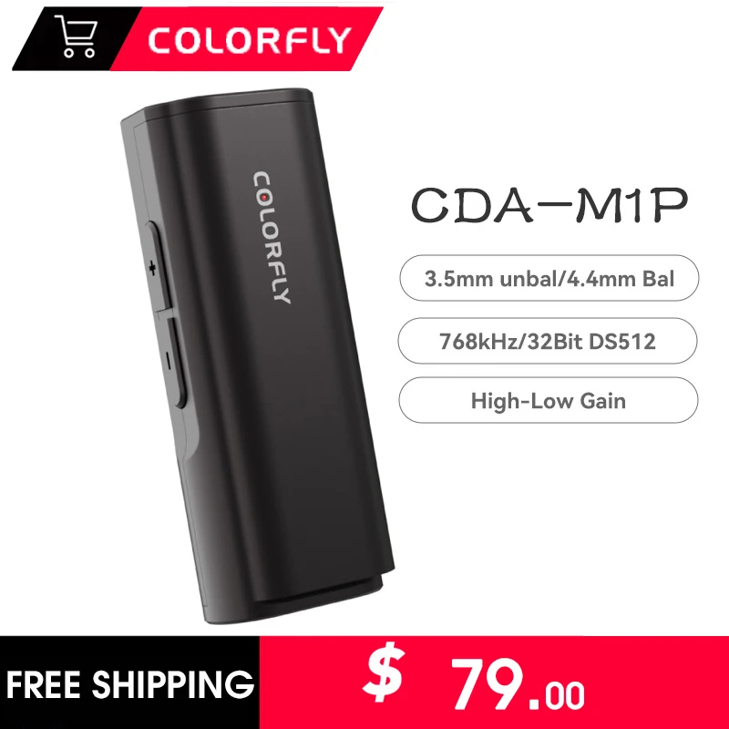 COLORFLY CDA-M1P AK4493SEQ Portable USB DAC/AMP DSD512 32Bit/768kHz CDA M1P Decoder Headphone Amplifier 3.5MM/4.4MM HIFI
COLORFLY CDA-M1P AK4493SEQ Portable USB DAC/AMP DSD512 32Bit/768kHz CDA M1P Decoder Headphone Amplifier 3.5MM/4.4MM HIFI