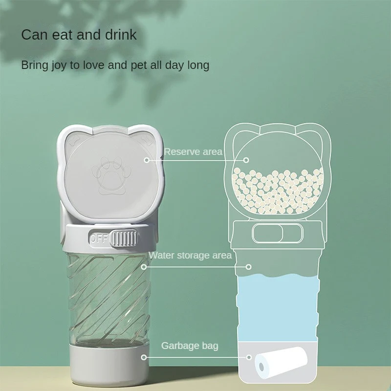 Дорожные принадлежности для домашних животных, многофункциональный водяной фонтан с отдельной зернистой поверхностью для хранения, зеленая белая чашка для питомцев
Дорожные принадлежности для домашних животных, многофункциональный водяной фонтан с отдельной зернистой поверхностью для хранения, зеленая белая чашка для питомцев