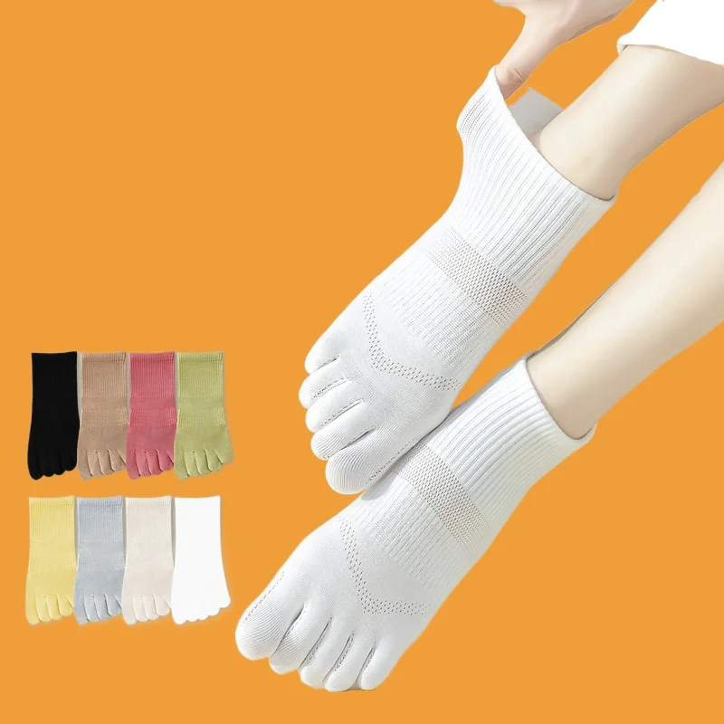 5/10 Pairs Five Fingers Socks Women Fashion High Quality Cotton Mesh Summer Toe Socks Sports Anti-slip Low Cut Ankle Socks
5/10 Pairs Five Fingers Socks Women Fashion High Quality Cotton Mesh Summer Toe Socks Sports Anti-slip Low Cut Ankle Socks
