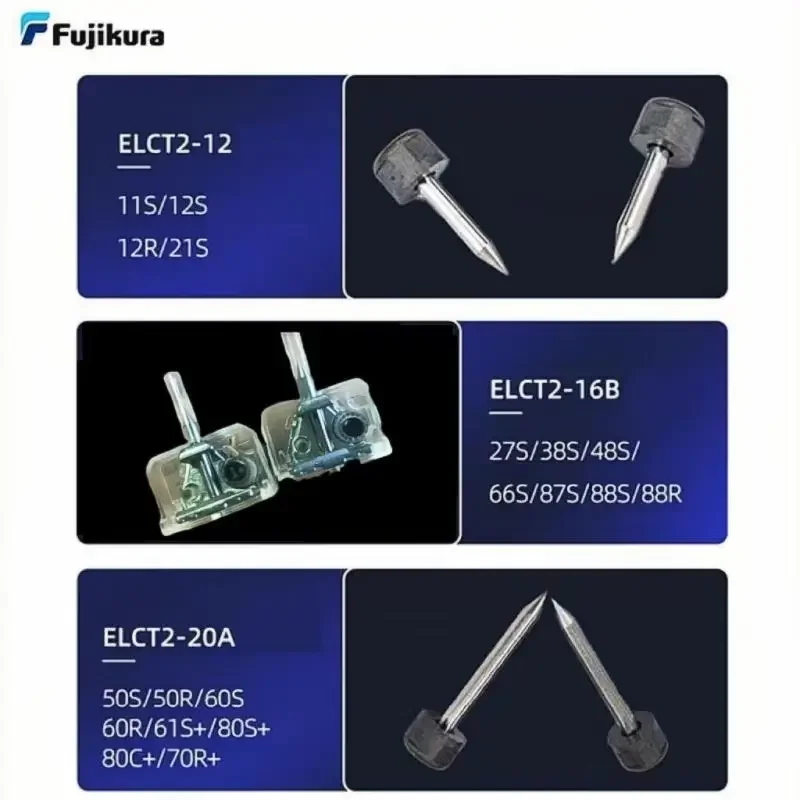 10 пар электродных стержней Fujikura 50/60/80/61/62/87/88/27/28/38/21S/22S/12S/ELCT2-12/16B/20A Series сварочный аппарат
10 пар электродных стержней Fujikura 50/60/80/61/62/87/88/27/28/38/21S/22S/12S/ELCT2-12/16B/20A Series сварочный аппарат