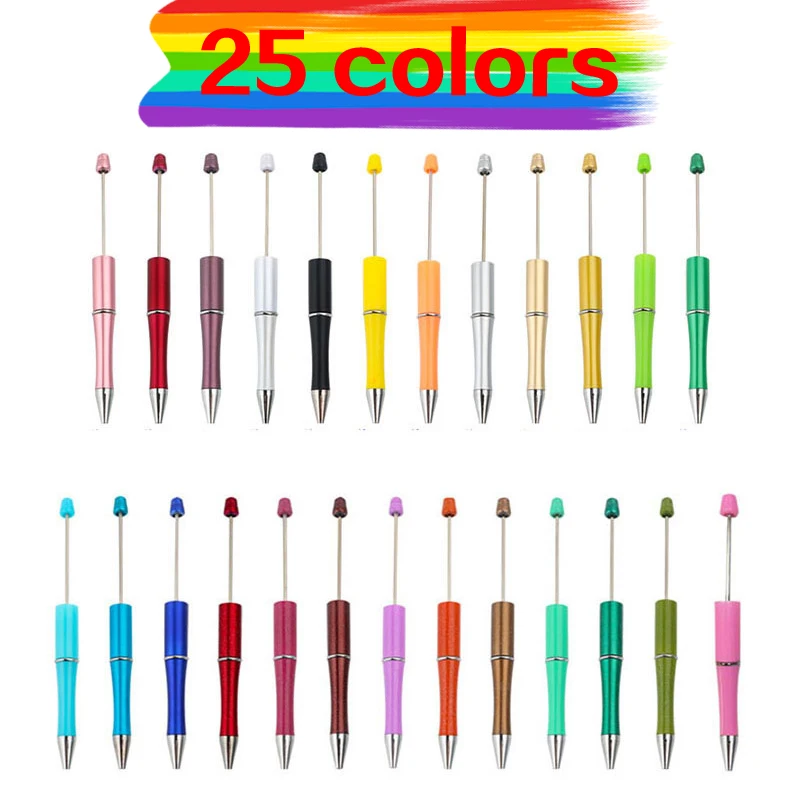 100pcs Bead Pen Wholesale Creative Plastic Beaded Pen Ballpoint Pen Printable Beadable Pen DIY Gift for Student Office Supplies
100pcs Bead Pen Wholesale Creative Plastic Beaded Pen Ballpoint Pen Printable Beadable Pen DIY Gift for Student Office Supplies