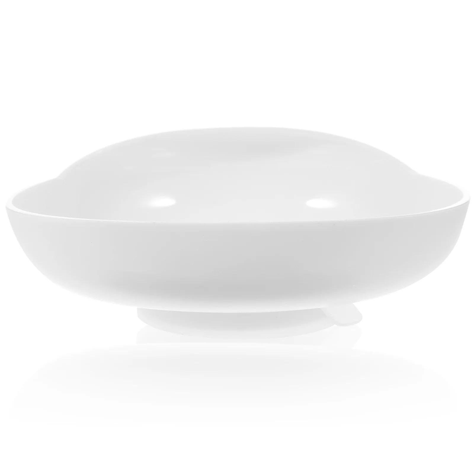 

Silicone Baby Spoons Anti-spill Tray for The Elderly Senior Bowl Disabled Soup Guard Plate Scoop Bowls Nursing Tableware White