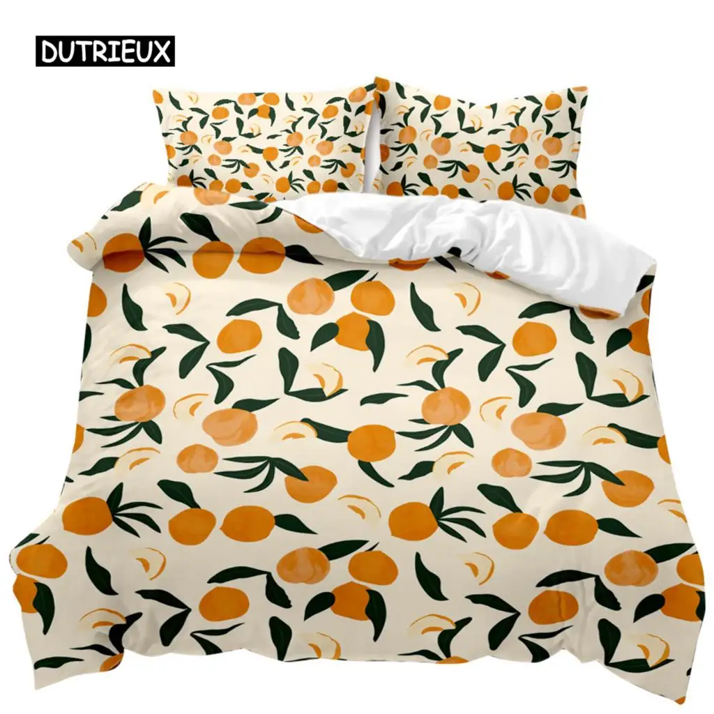 Fruit Duvet Cover Set Orange Bedding Set For Teens Girls Women Cute Cartoon Orange Double Queen King Size Polyester Qulit Cover
Fruit Duvet Cover Set Orange Bedding Set For Teens Girls Women Cute Cartoon Orange Double Queen King Size Polyester Qulit Cover
